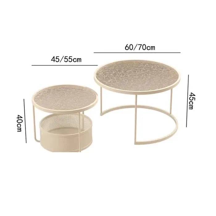 Table basse esthétique italienne Design minimaliste