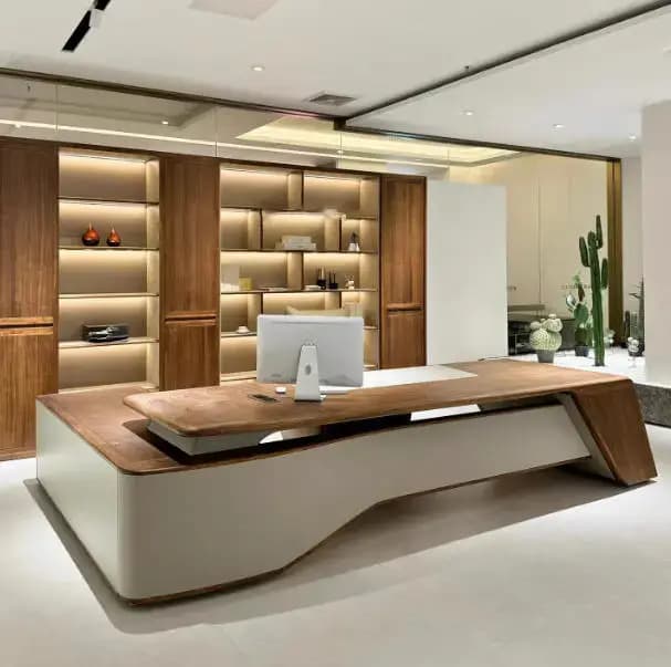 Bureau de mode en bois Simple créatif pas cher intérieur grande taille