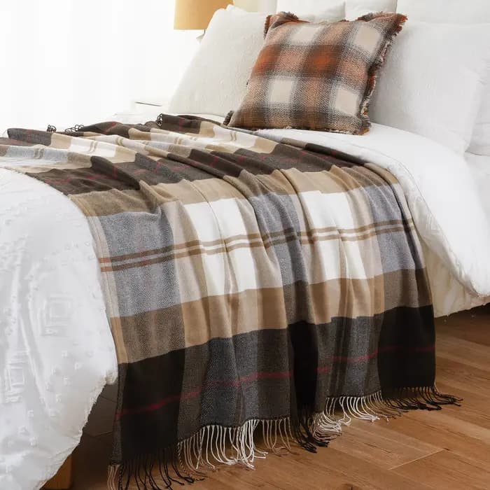 Plaid Battilo pour lit et canapé