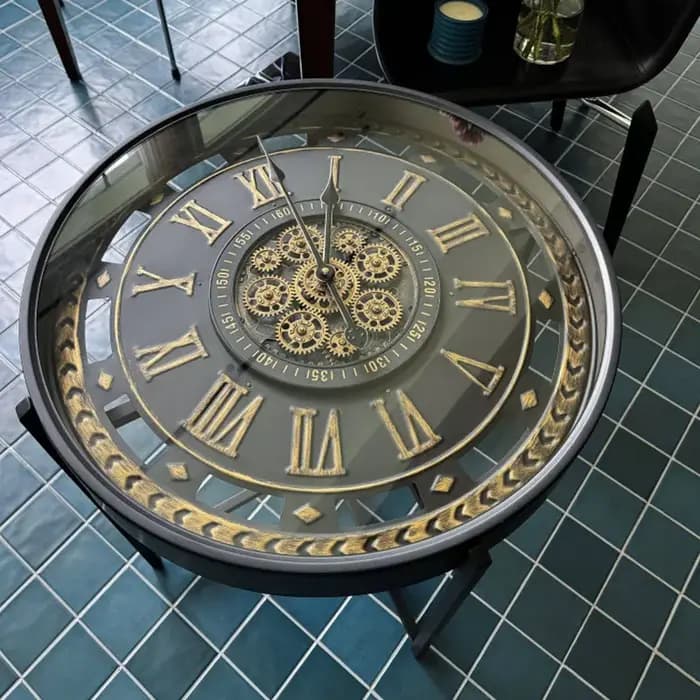 Table basse de luxe glamour avec rangement
