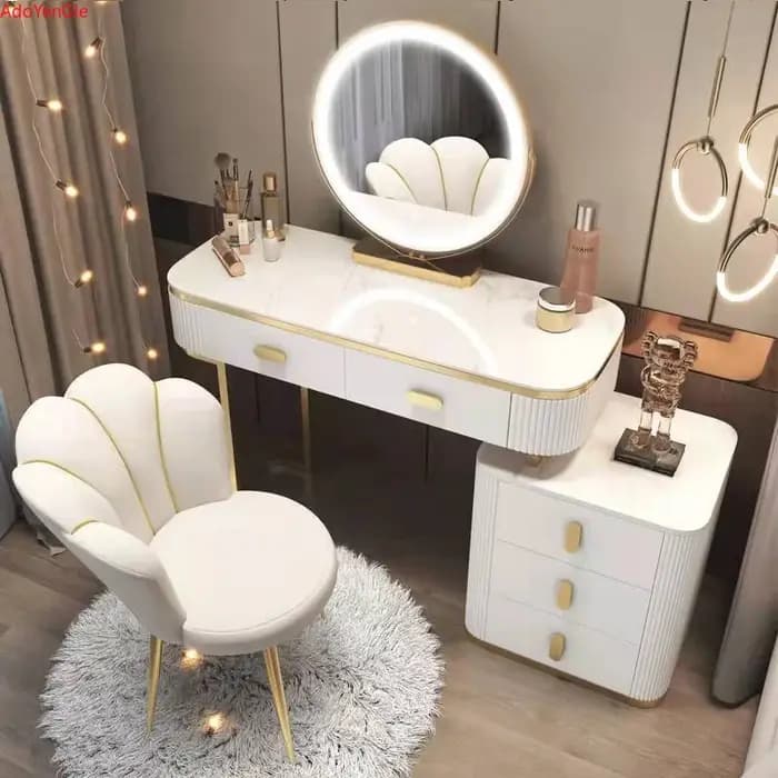 Chaises nordiques meubles de maison chaise de salle à manger de luxe salon réception dossier en velours doux manucure loisirs maquillage tabouret ins