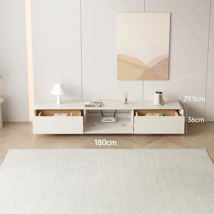 Meuble TV en bois massif avec tiroirs de rangement, console haut de gamme, accessoires de maison mod