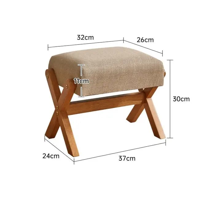Repose-pieds en bois massif
