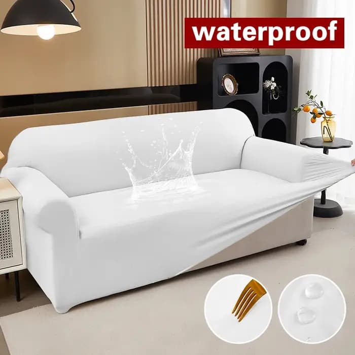 1 Housse de canapé imperméable et antidérapante pour salon