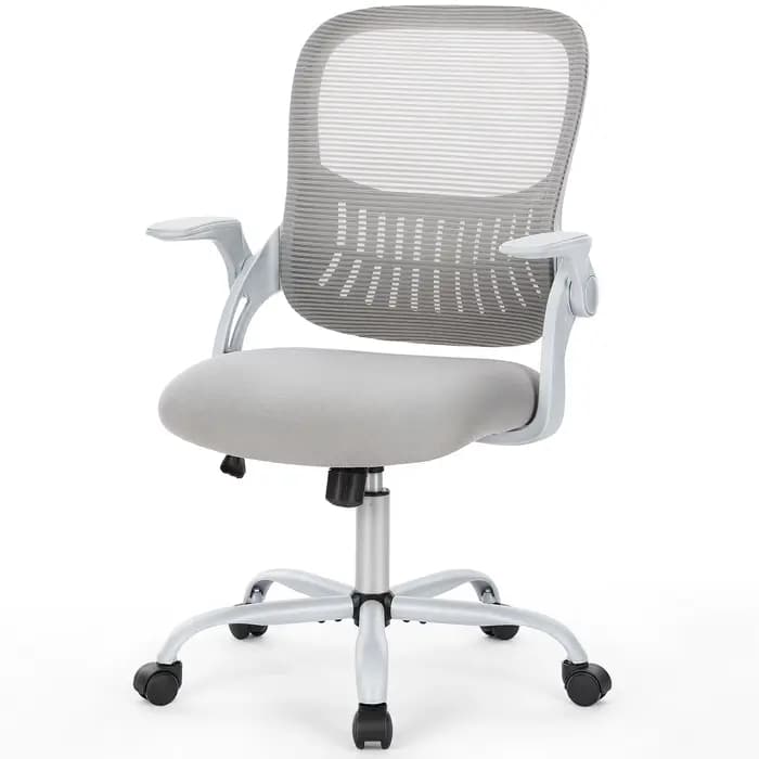 JIan-Chaise de Bureau Ergonomique à Dossier en Maille, Réglable, à Roulettes, pour Ordinateur, Jeu à