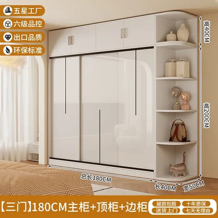 Appartement porte-vêtements armoire de luxe moderne chambre placard