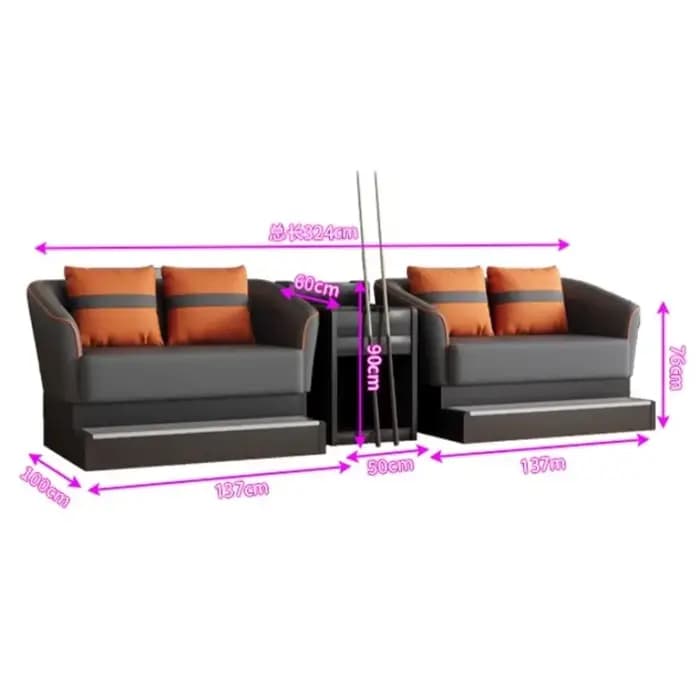 Salon de sol Salon canapés Double concepteur élégant luxe canapé confortable Salon Muebles Para El Hogar maison accessoires