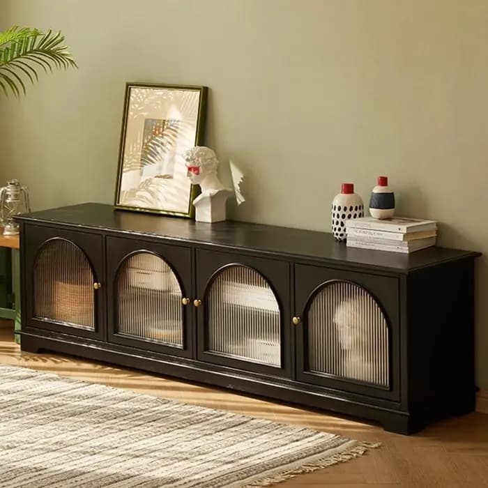 Meuble Tv De luxe français Glam verre