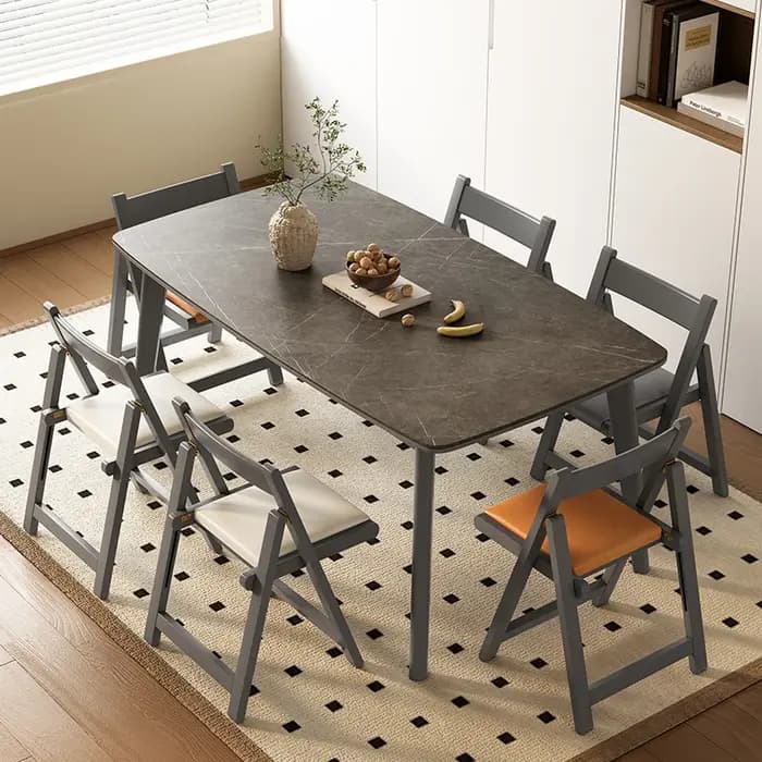Tabouret de salle à manger en bois massif