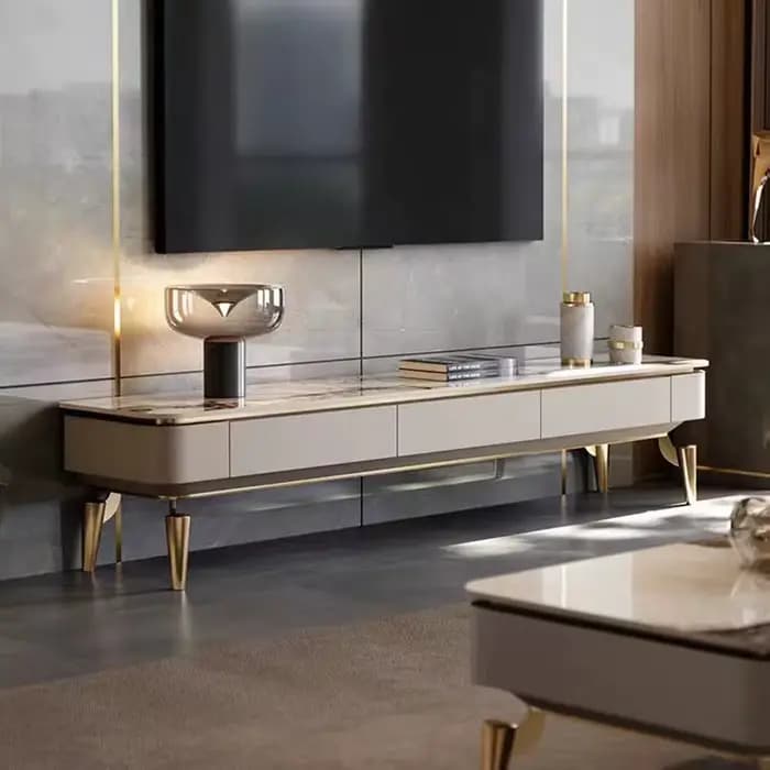 Meubles de télévision italiens modernes Design tiroirs Style Table