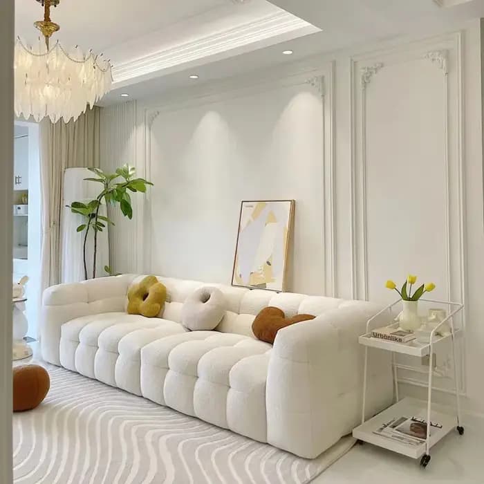 Canapé de salon imperméable minimaliste