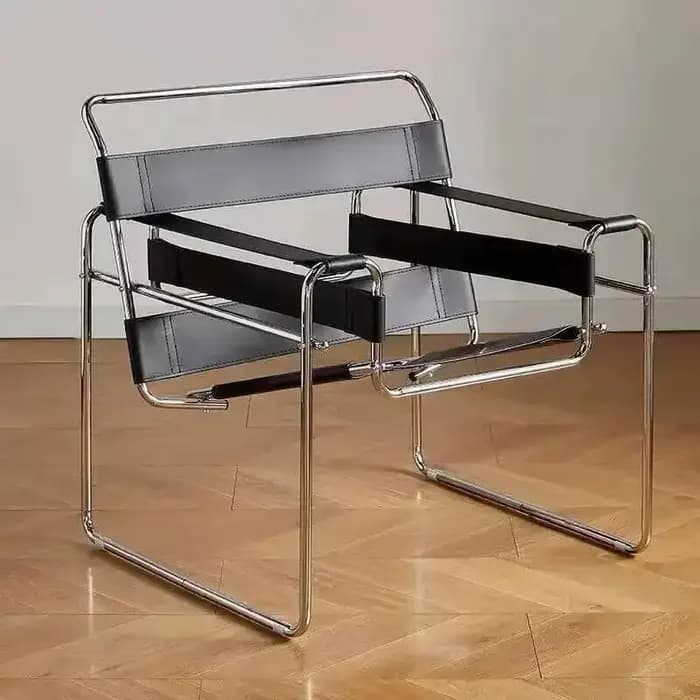 Chaise de salon industrielle Vassili de style nordique médiéval