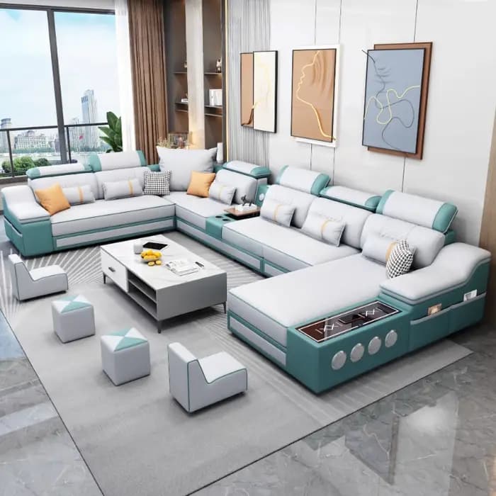 Classique Waterprof canapé rangement appartement bras minimaliste