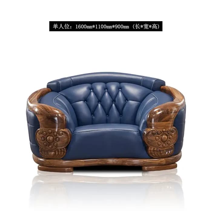 Classique Double canapé jeu appartement coussin coin élégant canapé relaxant Couples luxe Divani Da