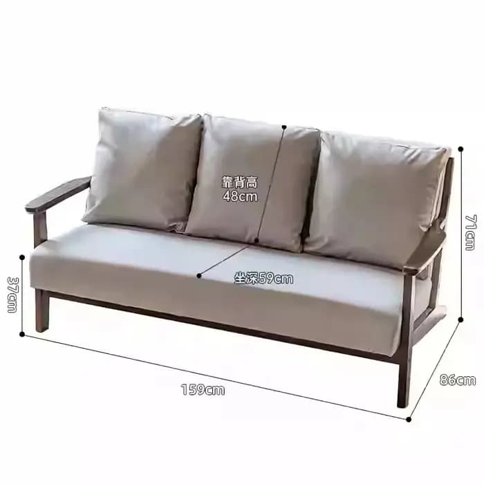 Ensemble table et chaise chinois en bois massif – parfait pour les restaurants/salles d'étude