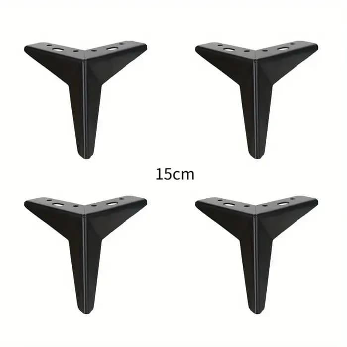 4 pièces de pieds de meubles européens de luxe de 15 cm