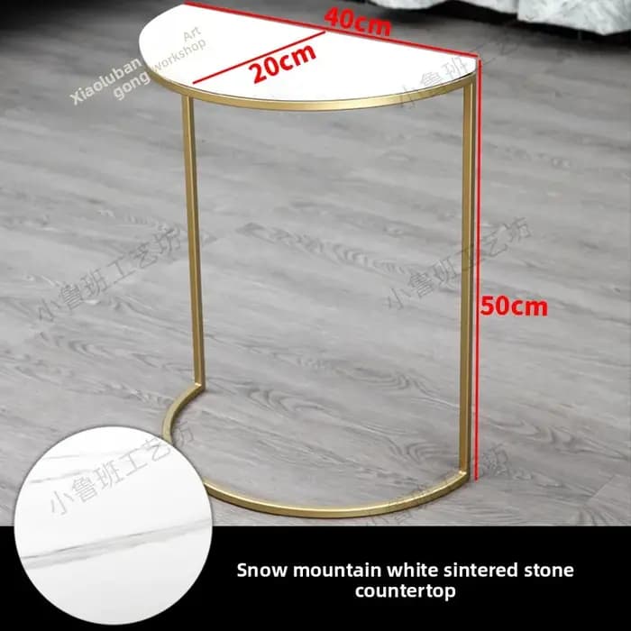 Table d'appoint scandinave en forme de U