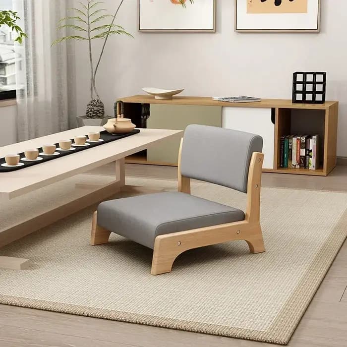Chaise de canapé paresseux hypothécaire ami moderne, meubles de salon japonais, siège de sol arrière
