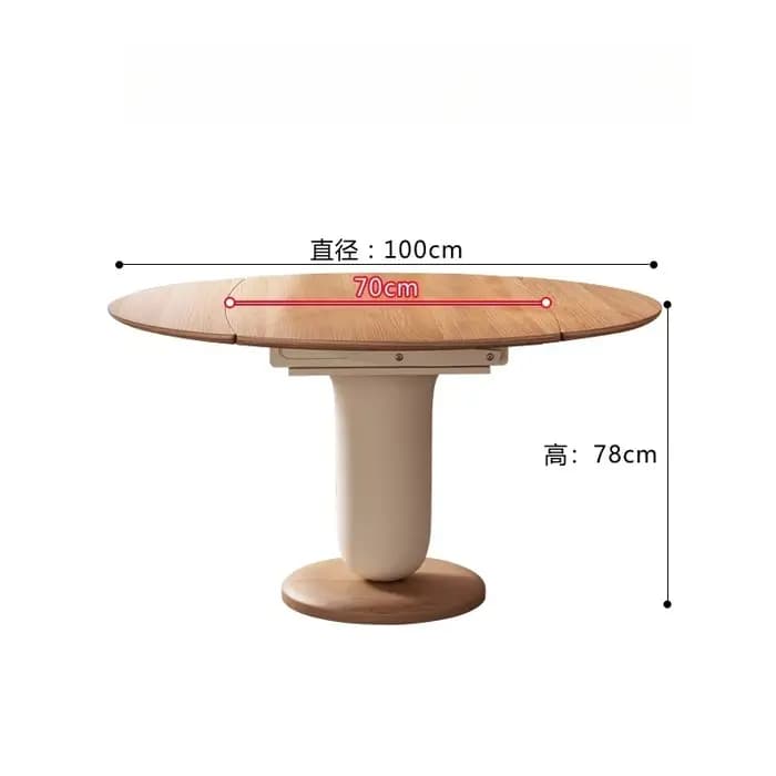 Pieds Table à manger imperméable ronde De luxe salon cuisine