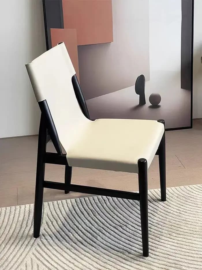 Ensemble de 2 chaises de salle à manger à économie esthétique, minimaliste, Premium, meubles de salo