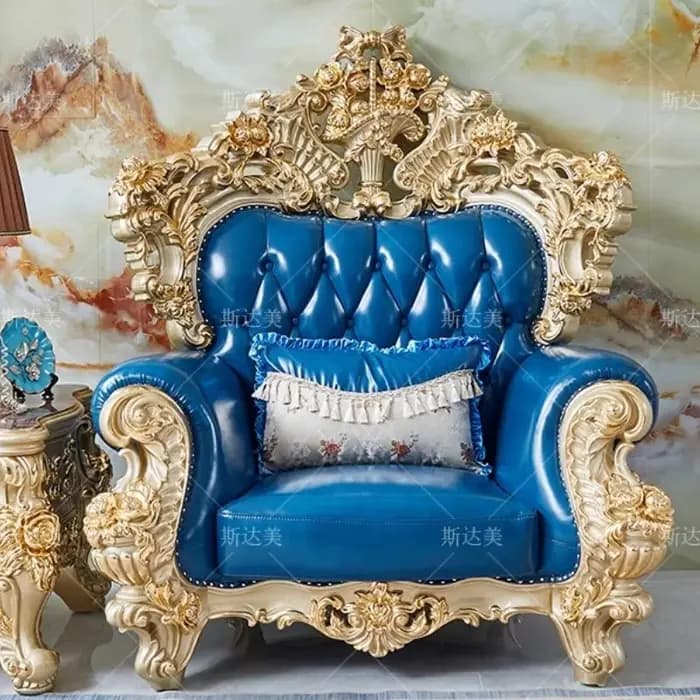 Salon design canapé accoudoir fille classique coussin canapés d'angle
