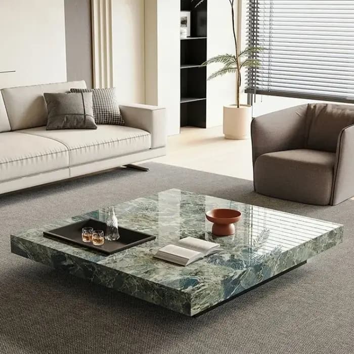 Table basse de luxe minimaliste italienne