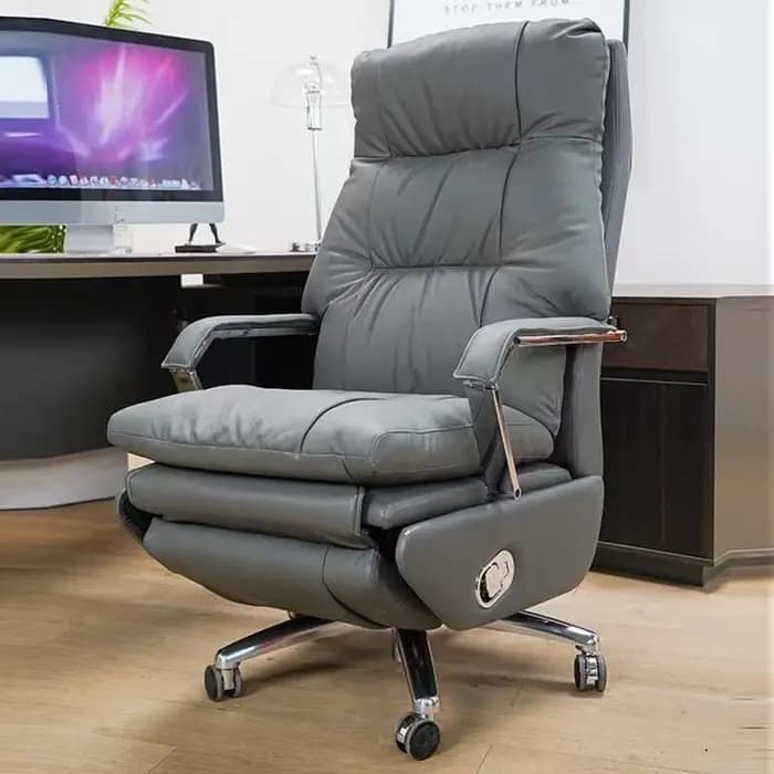 Chaises De salle à manger De jeu moderne luxe inclinable chaise De bureau ergonomique repose-pieds e