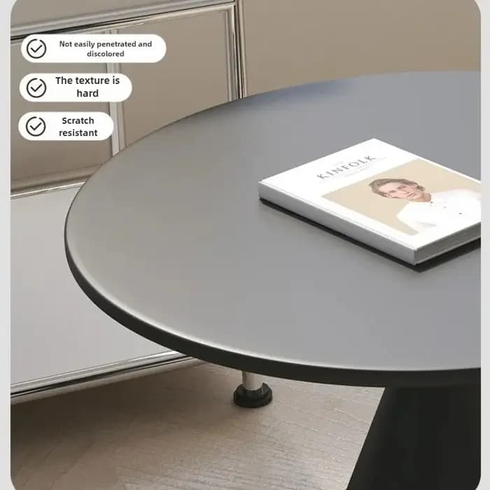 Table basse ronde, Table d'appoint pour salon, petit canapé, buffet, chambre à coucher, hôtel, Table