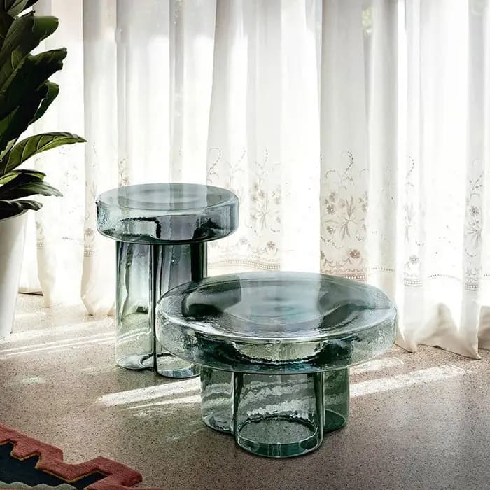 Présentoir nordique Table basse plancher Unique luxe rangement