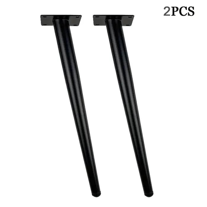 Pieds de canapé de base de table à manger inclinés, pieds d'armoire de meubles en métal pieds de sup