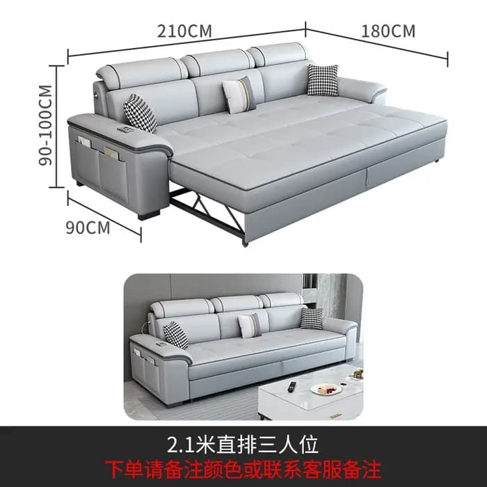 Canapé Double Design en cuir véritable, sectionnel, pour salon, fauteuil Convertible, Woonkamer Bank