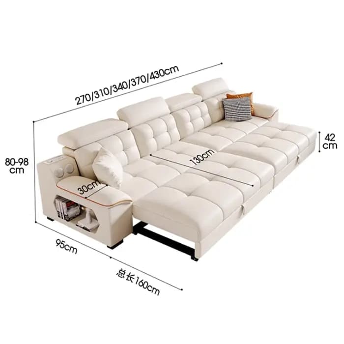 Canapés extensibles multifonctions rangement de luxe appartement chambres