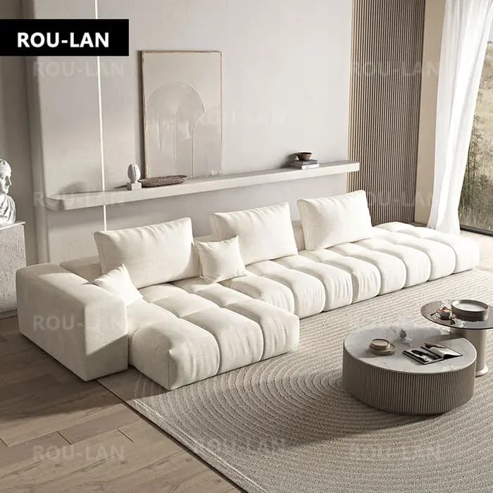 Canapé en tissu minimaliste italien
