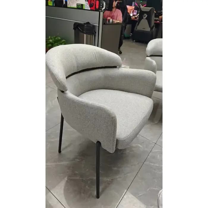 Chaise de loisirs minimaliste italienne en tissu