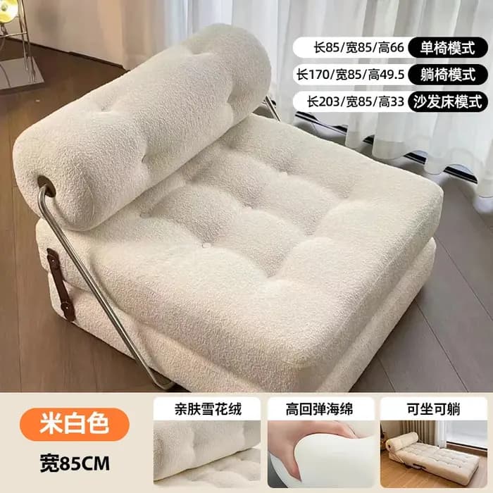Canapés individuels pliants pour salon, poufs modernes de luxe pour chambre à coucher, canapé d'exté