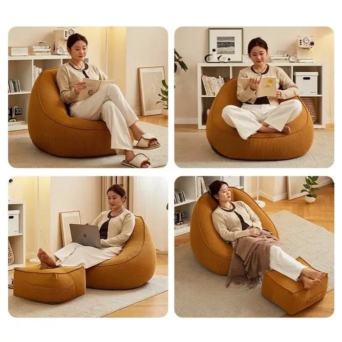 Fauteuil Poire Individuel Sans Cadre pour Salon