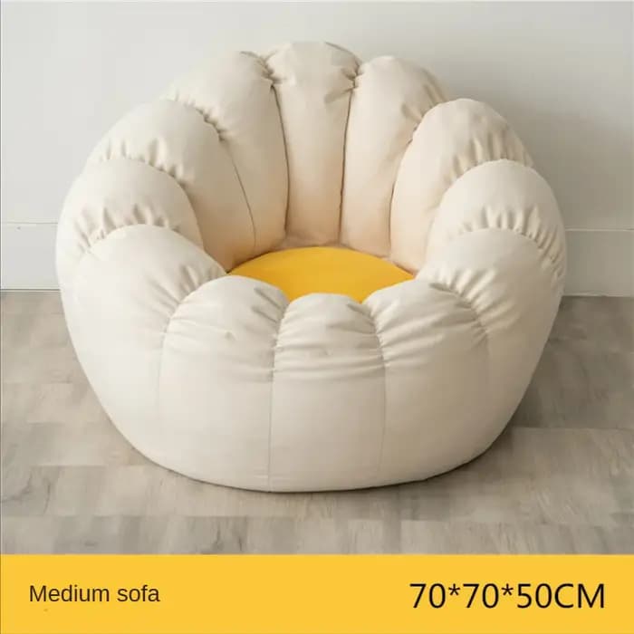 Canapé paresseux avec tabouret, siège unique, canapé de repos, meubles tatami, confortable, salon, p