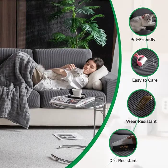 Juste extensible pour canapé et fauteuil 1/2/3/4 places