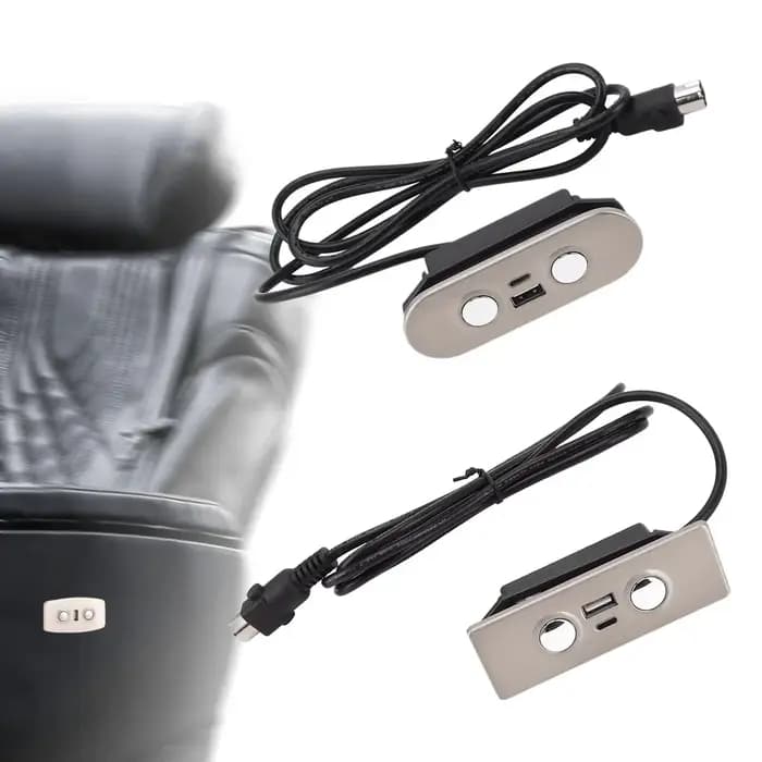 Contrôleur inclinable électrique avec rallonge, 2 boutons, pour canapé électrique et chaises élévatrices, pour salon, maison, hôtel