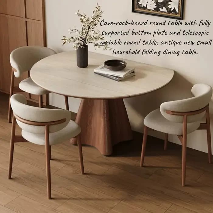 Table à manger extensible en bois