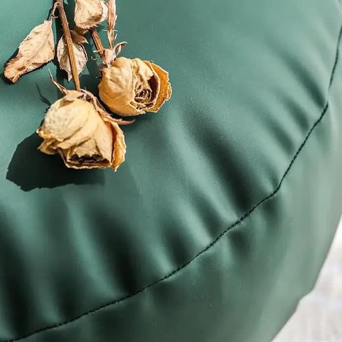 Pouf Ottoman en Faux daim