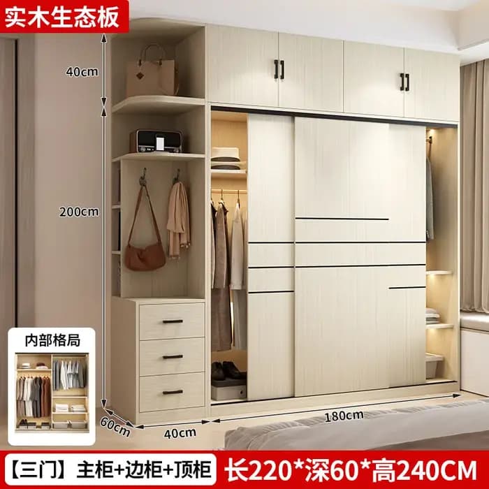 Armoire coulissante rétro Rail