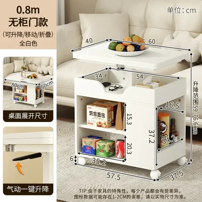Table à manger imperméable moderne blanche, chaise Design permettant de gagner de l'espace, Table à