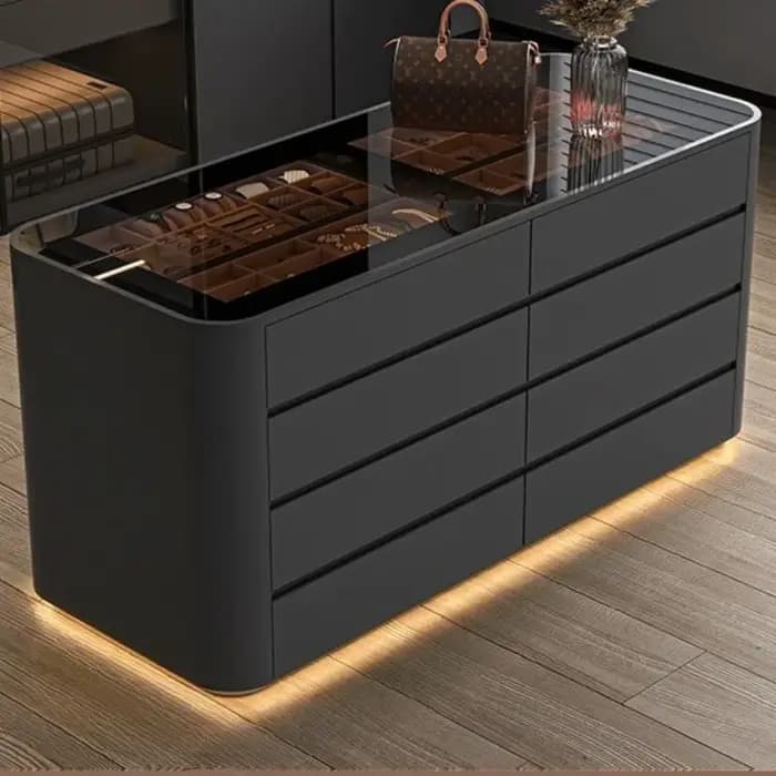 Artisanat Cube Salon armoires organisateur debout moderne luxe armoire