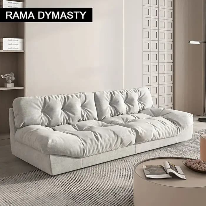 Canapé-lit en tissu de luxe moderne pour salon