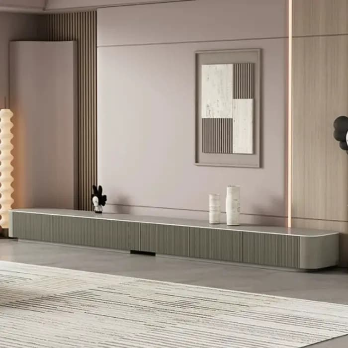 Meuble TV mural moderne de luxe pour salon