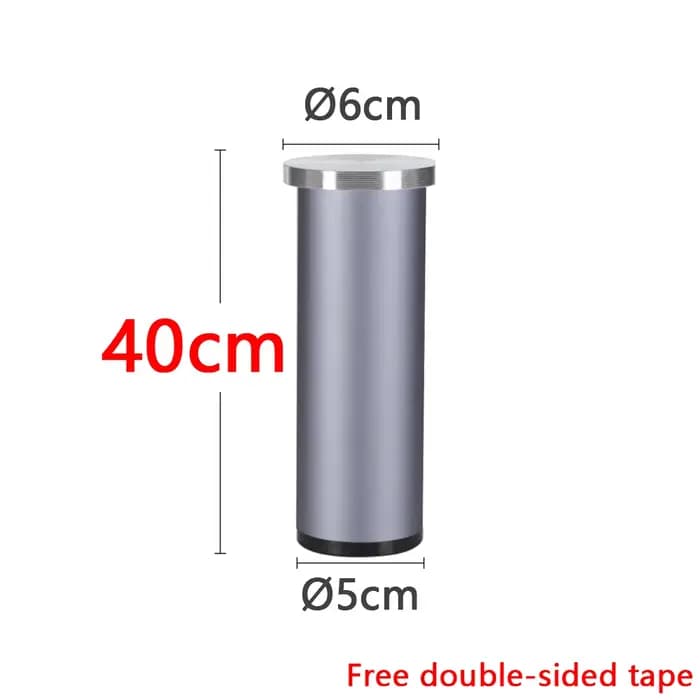 Pieds de Table basse Non perforés en alliage d'aluminium