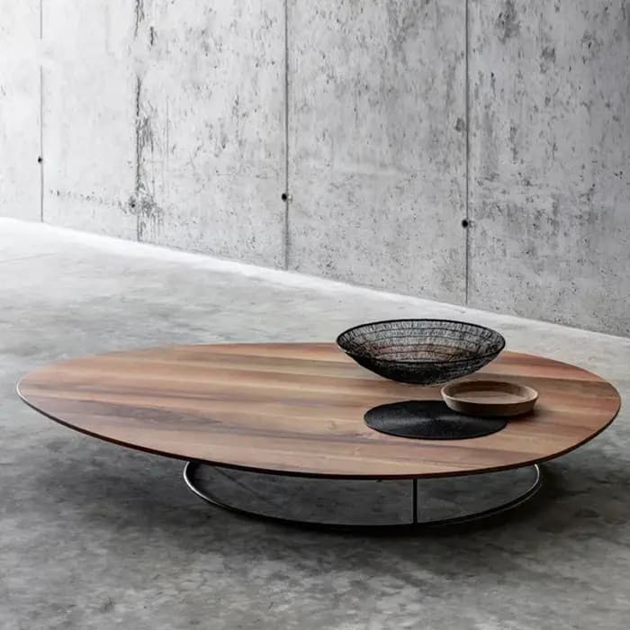 Cadre clair Table basse Design ornements minimaliste Unique Table basse organisateur nordique Meuble