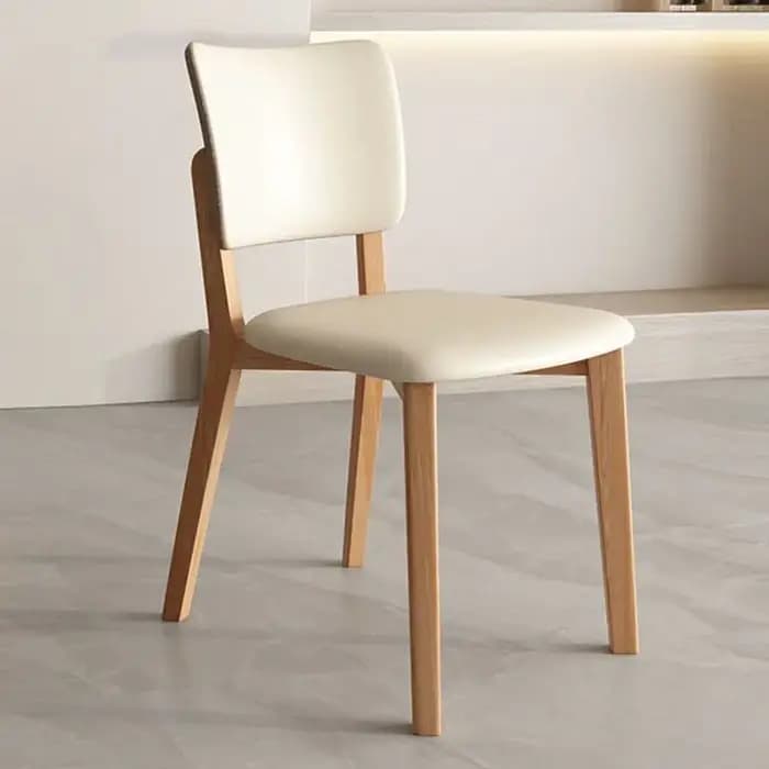 Chaises de salle à manger contemporaines en similicuir