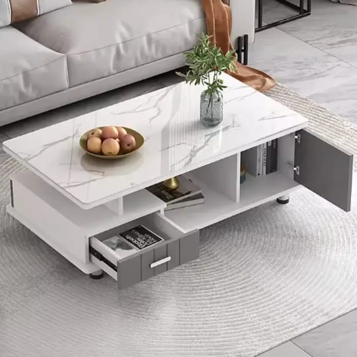 Table basse De rangement sur pied carrée moderne salle à manger Tables basses authentique luxe Mesas De Centro Para Sala décor à la maison